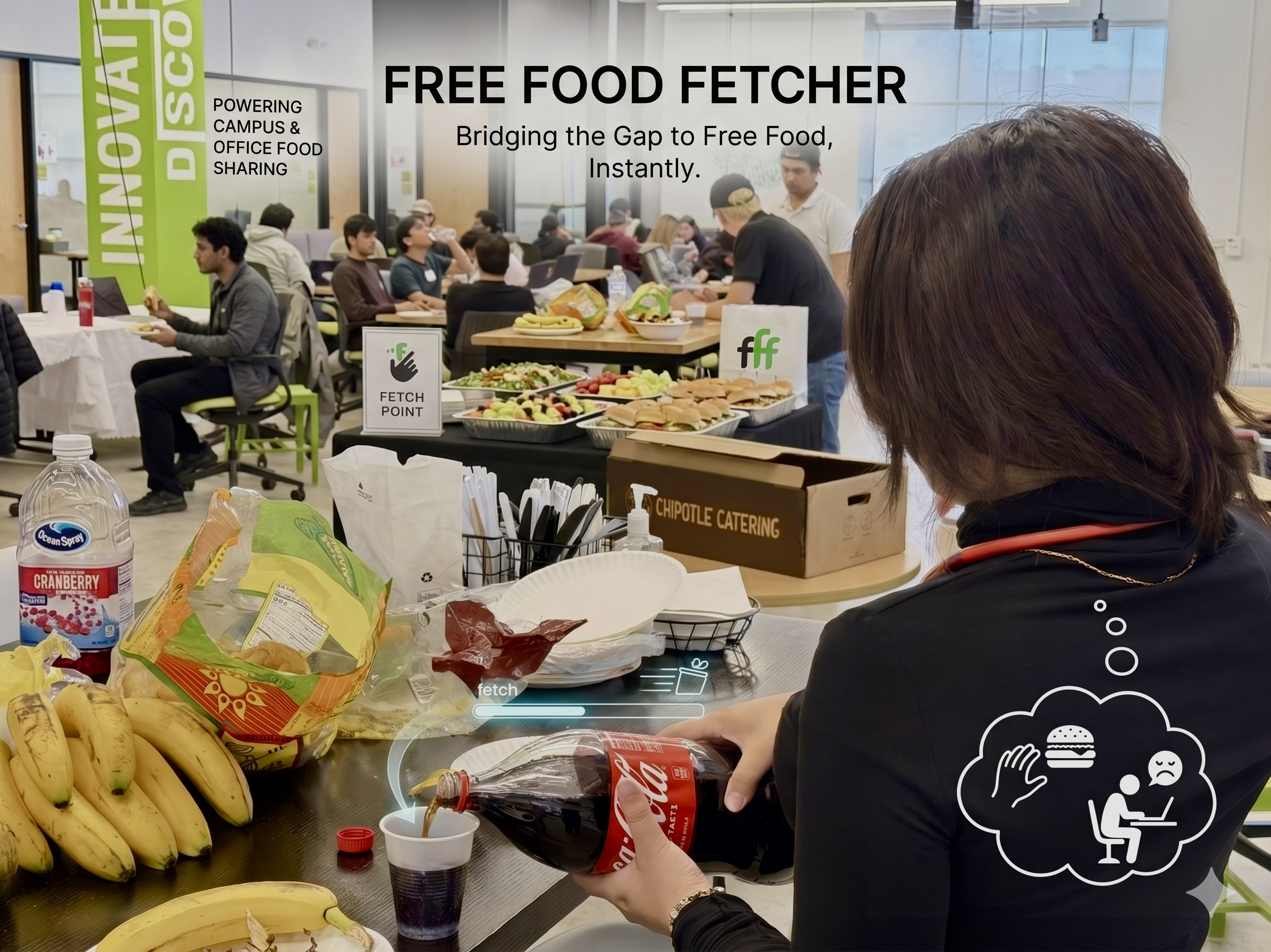 Delicious free campus food